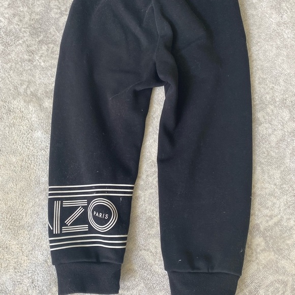 KENZO 🇫🇷 Black Sweatpants/ Joggers. Made in Paris! Boys Size 6 and Size 10 - Picture 3 of 7